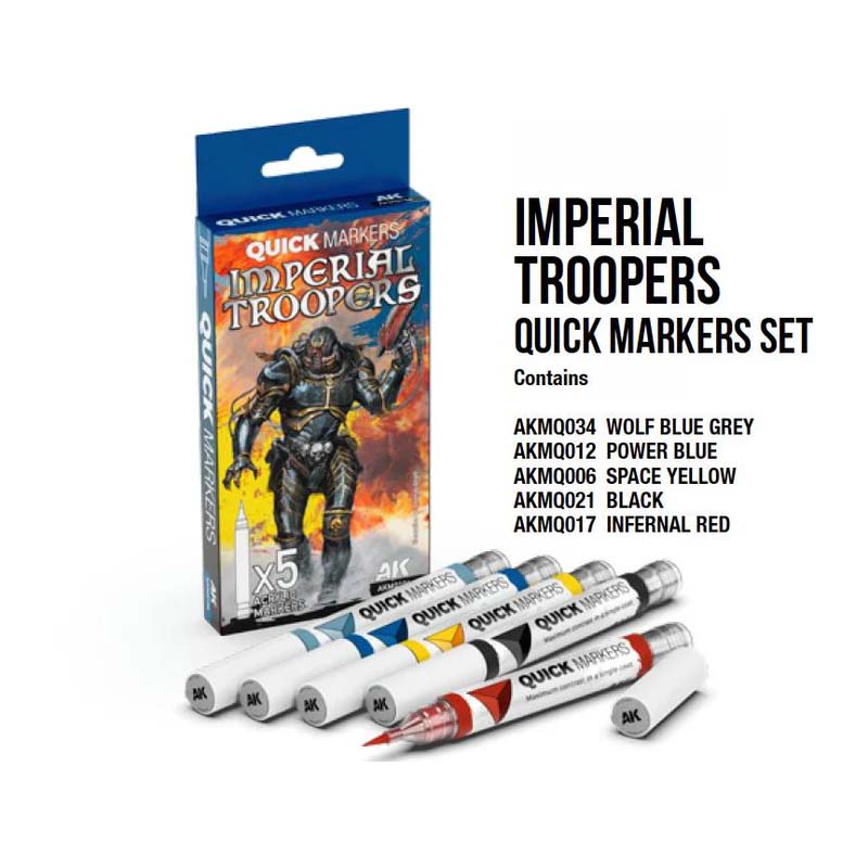 AK Quick Marker Imperial Troopers Quick Markers Set