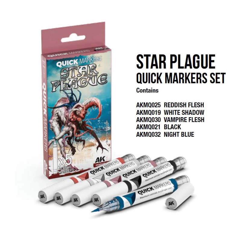 AK Quick Marker Star Plague Quick Markers Set