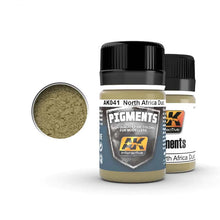 AK North Africa Dust dry pigment powder for realistic weathering and textured effects on scale models by AK Interactive.