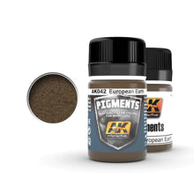 AK European Earth pigment for modelers offers high-quality fine earth tones with versatile dry or wet application.