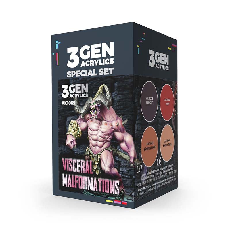 AK Interactive Wargame Paint Set Visceral Malformations