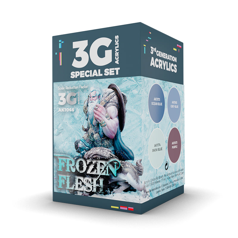 AK Interactive Wargame Paint Set Frozen Flesh