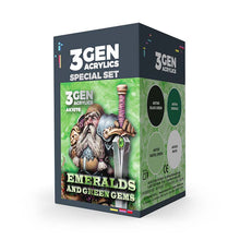AK Interactive Wargame Paint Set Emeralds and Green Gems