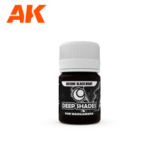 AK Deep Shades Black Night 35ml washing for detailed shading and highlighting on fantasy and sci-fi models.