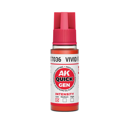 AK Interactive Quick Gen Vivid Flesh vibrant contrast paint in 18ml bottle for bright anime and miniature skin tones