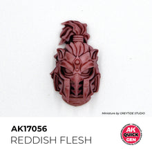 AK Interactive Quick Gen Reddish Flesh shows warm reddish miniature paint perfect for sunburnt warriors and fantasy heroes.