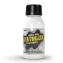 AK Texutrizer Acrylic Resin bottle with matte finish for texturized effects and pigment fixing in modeling projects