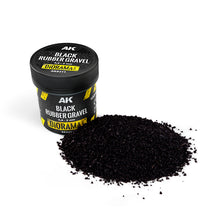 AK Interactive Black Rubber Gravel 0.8 -2mm