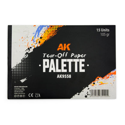 AK Interactive Tear-Off Paper Palette - 15 Sheet