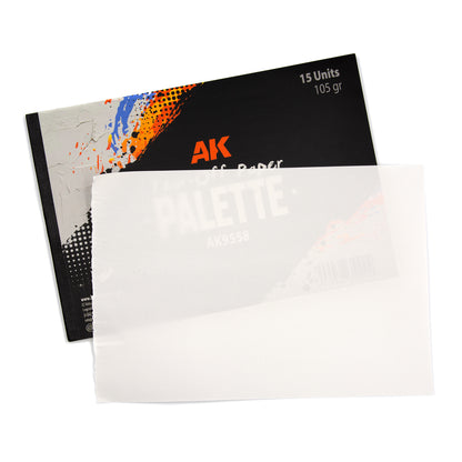 AK Interactive Tear-Off Paper Palette - 15 Sheet