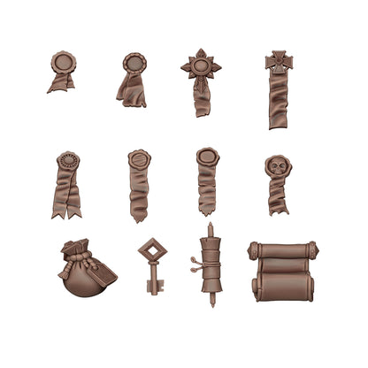 AK Interactive Seals and Scrolls - Basing Bits