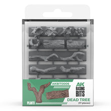 AK Interactive Dead Tree Basing - Resin Basing Bits