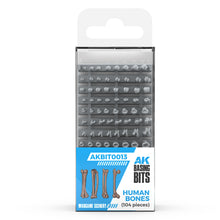 AK Interactive Human Bones - Resin Basing Bits (120 Pieces)