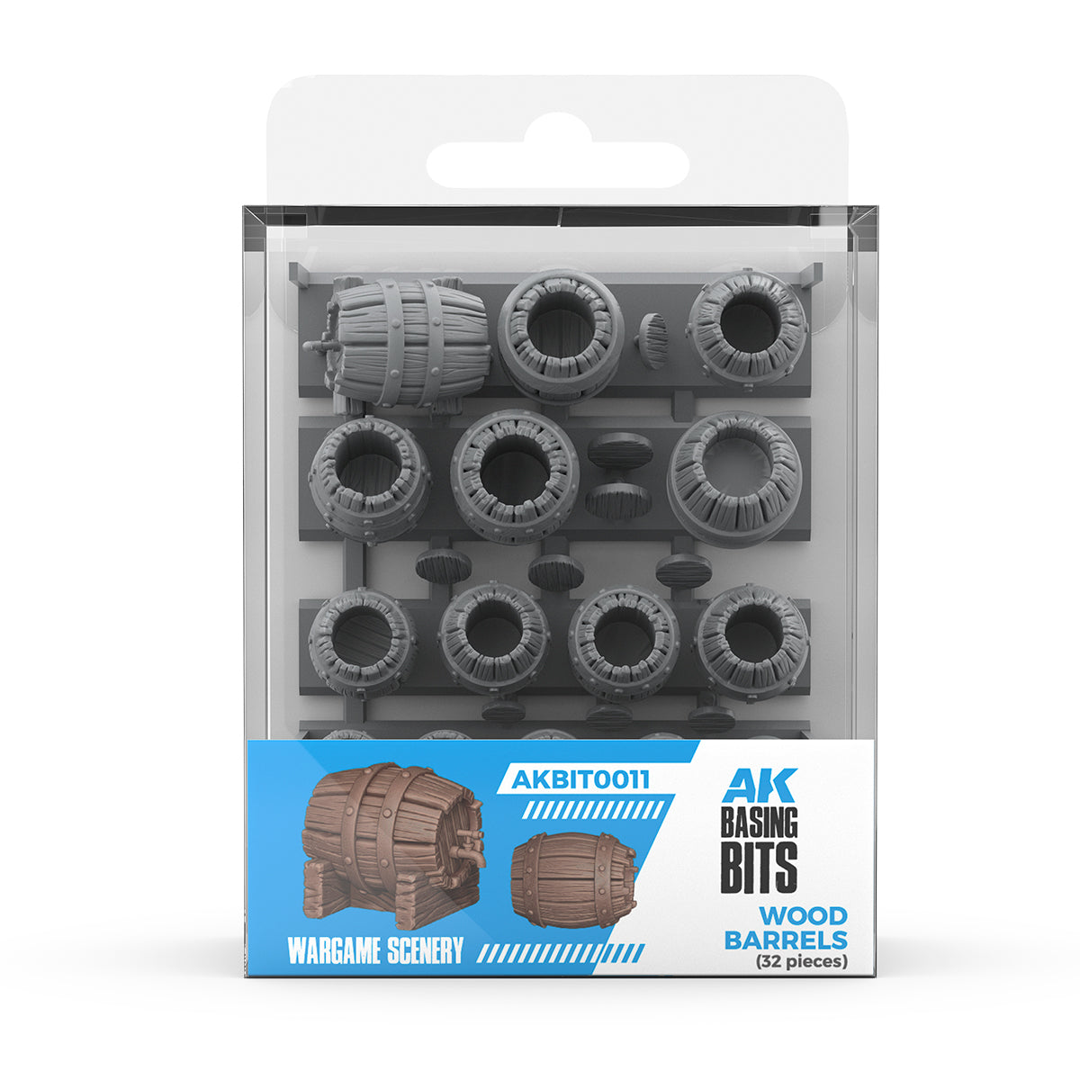AK Interactive Wood Barrels - Resin Basing Bits