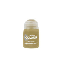 Citadel Technical Armageddon Dust bottle for adding realistic weathering effects to miniatures and post-apocalyptic models.