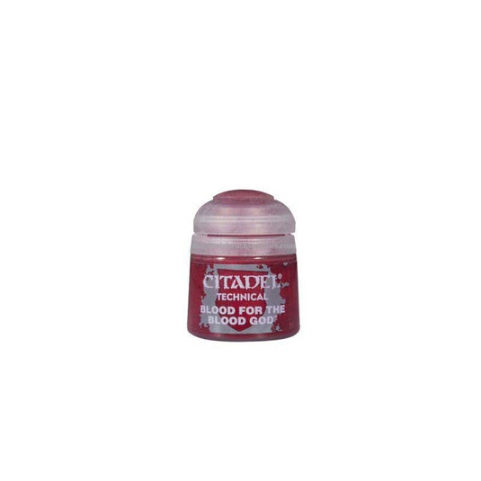 Citadel Technical Blood For The Blood God paint pot for adding realistic blood effects to miniatures and models.
