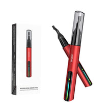 DSPIAE Illusive Shadows Reciprocating Sander in red with LED power display and protective cover, designed for precision sanding.