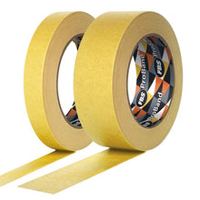 FBS ProBand Refinish Tape - Yellow professional quality masking tape with smooth crepe, heat resistant adhesive, ideal for custom paint work