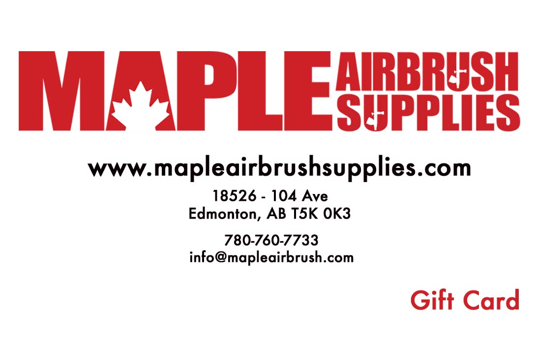 Maple Airbrush Supplies Gift Card