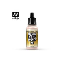 Vallejo Model Air Pru Pink acrylic paint bottle for detailed airbrush modeling and hobby projects.