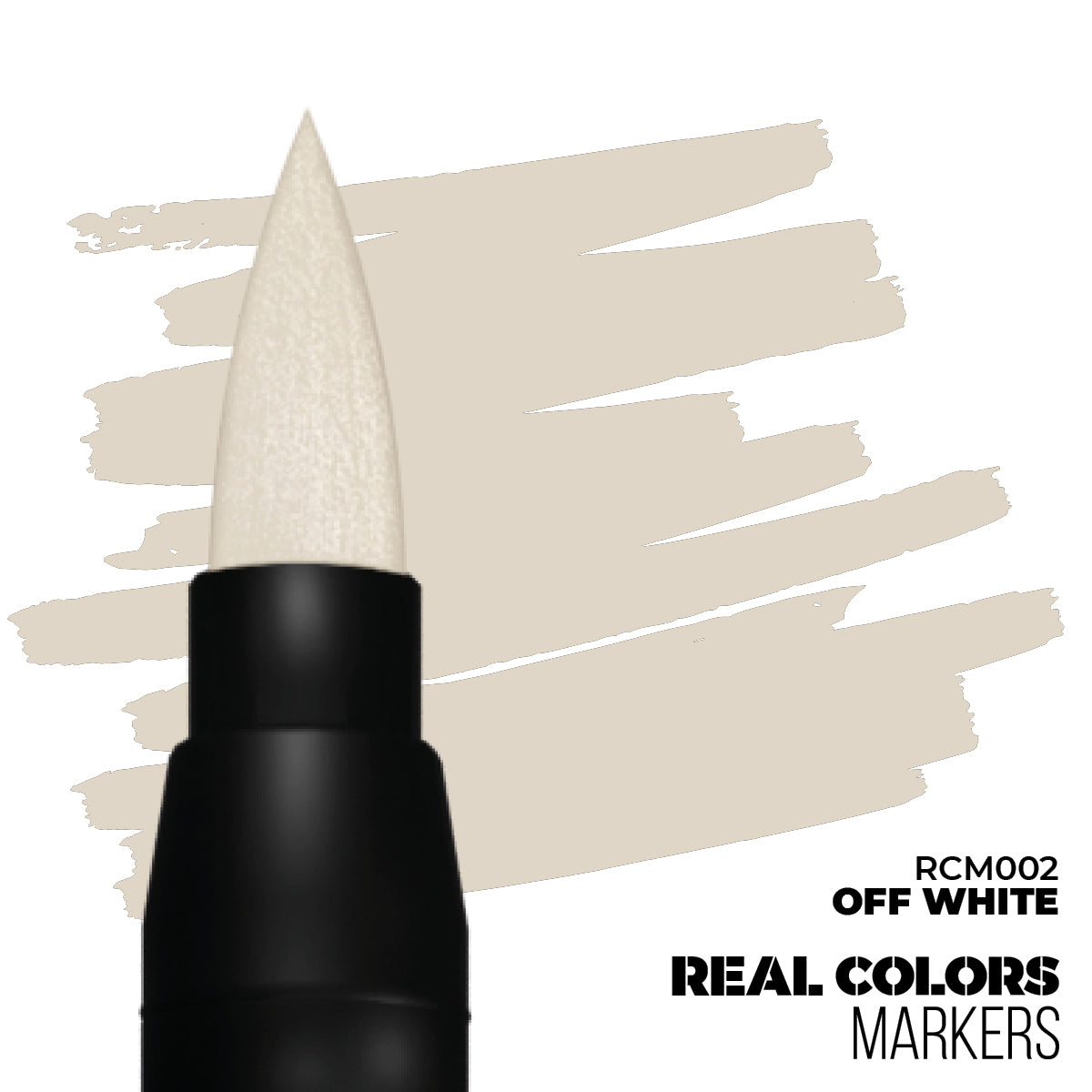 AK Interactive Paint Pens Off White with precise tip, ideal for plastic, resin, metal, wood, fast drying and waterproof finish.