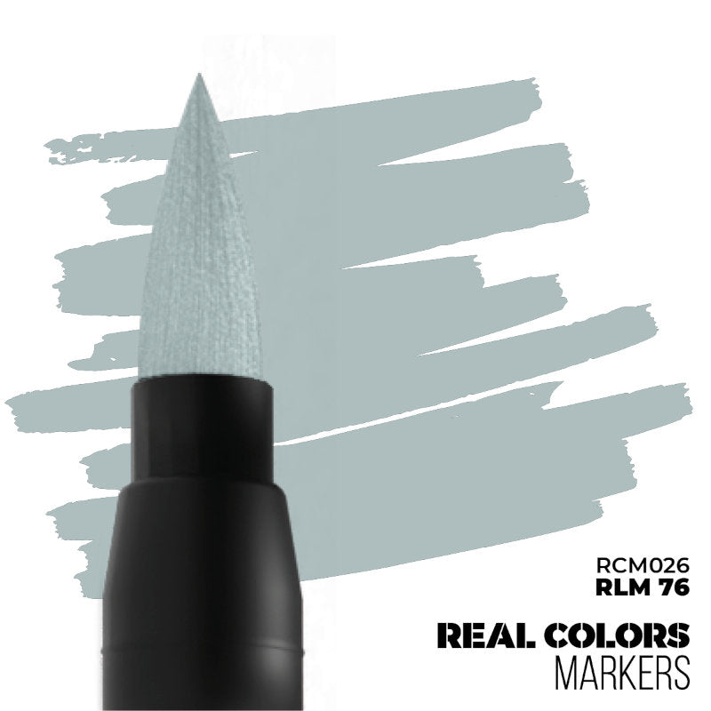 AK Interactive Paint Pens RLM 76 with waterproof, fast-drying matte finish for precise camouflage and model detailing.