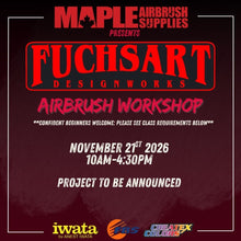 One Day Airbrush Workshop with Rodrick Fuchs - November 21, 2026