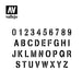 Stamp Font 1/35 Scale