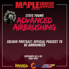 2 day Airbrush Workshop with Steve Young - Colour Portrait