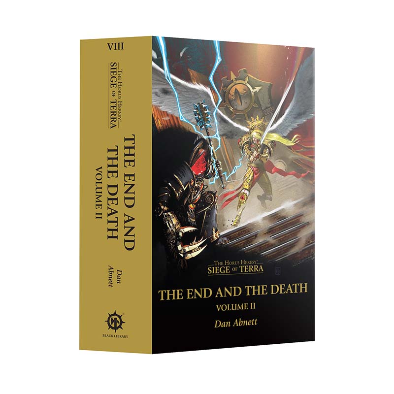 SOT The End And The Death - Vol 2 (PB) book cover depicting the Horus Heresy siege with Sanguinius and Horus battle.