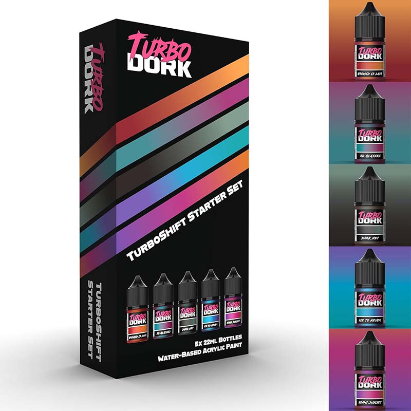 Turbo Dork Color Shifting Starter set 5 colors