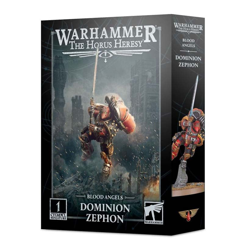 Warhammer The Horus Heresy Blood Angels Dominion Zephon multipart plastic kit for tabletop gaming and assembly