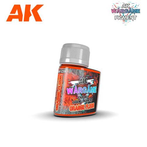 Wargame Enamel Liquid Pigments Fluorescent Orange