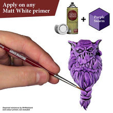 The Army Painter Speedpaint Purple Swarm applied on miniature with rich vivid purple color and realistic shading effects