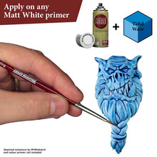 The Army Painter Speedpaint Tidal Wave applied to a detailed miniature for vibrant light blue shading and highlights.
