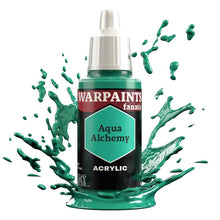 The Army Painter Warpaint Fanatic Aqua Alchemy acrylic paint in brilliant bluish green teal splash design