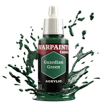 The Army Painter Warpaint Fanatic Guardian Green acrylic paint in deep green shade for miniature painting and shading.