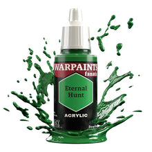 The Army Painter Warpaint Fanatic Eternal Hunt acrylic paint in natural mid-tone green for miniature projects.