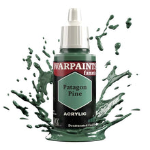 The Army Painter Warpaint Fanatic Patagon Pine acrylic paint in greyish green mid-tone from the Desaturated Cool Greens triad.