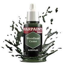 The Army Painter Warpaint Fanatic Woodland Camo acrylic paint in dark olive green for military and camouflage projects