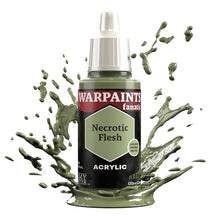 The Army Painter Warpaint Fanatic Necrotic Flesh acrylic paint in pale olive with dynamic splash effect