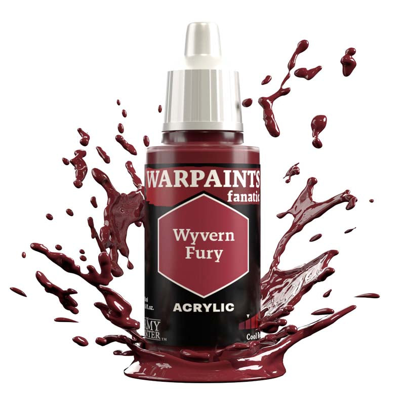 The Army Painter Warpaint Fanatic Wyvern Fury deep purplish red acrylic paint for base coats and highlights