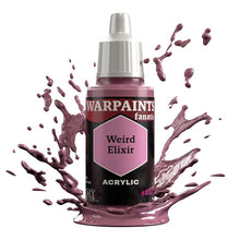 The Army Painter Warpaint Fanatic Weird Elixir acrylic paint in brilliant purplish pink splash effect