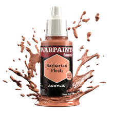 The Army Painter Warpaint Fanatic Barbarian Flesh acrylic paint in rosy yellowish pink for miniature skin tones.