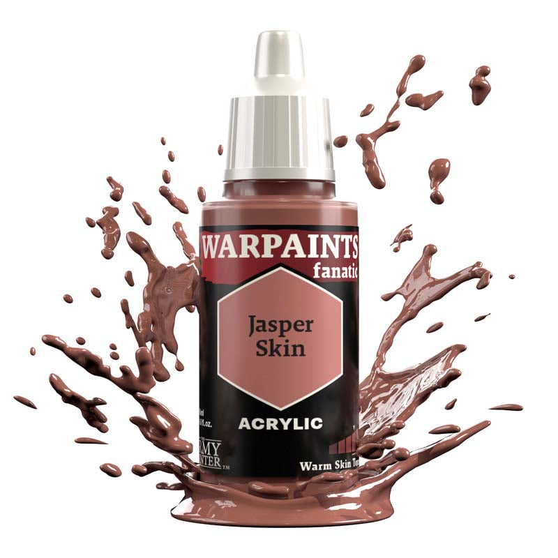 The Army Painter Warpaint Fanatic Jasper Skin acrylic paint in reddish brown warm skin tones for miniatures.
