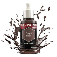 The Army Painter Warpaint Fanatic Onyx Skin acrylic paint in dark greyish brown for deep skin tones.