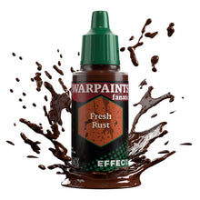 The Army Painter Warpaint Fanatic Effects Fresh Rust bottle with rusty orange matte paint and textured particles splash.