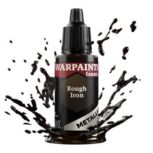 The Army Painter Warpaint Fanatic Metallic Rough Iron deep brown metallic paint with aluminium and mica blend for sheen and coverage