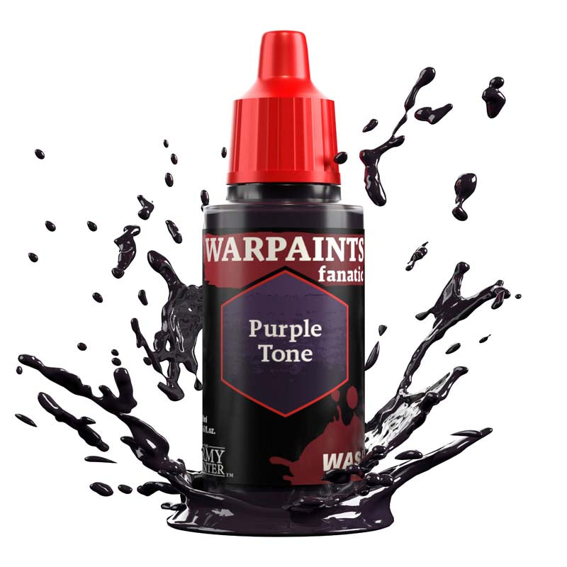 The Army Painter Warpaint Fanatic Wash Purple Tone for shading and enhancing miniature details with rich purple wash.