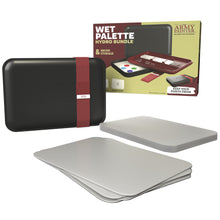 The Army Painter Wet Palette Hydro Bundle with wet palette, hydro foams, and hydro sheets for fresh paint storage and brush storage.